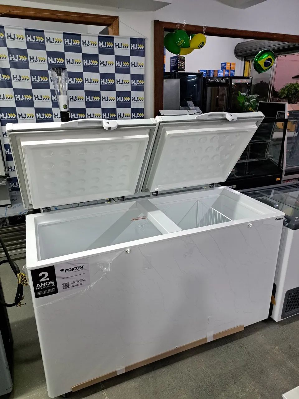 Ac freezer 500lts horizontal novo
