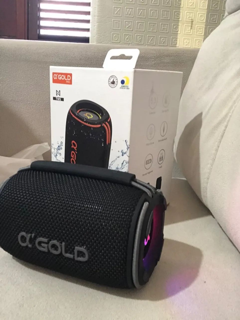 Caixinha de som a prova dágua bluetooth - Foto 3