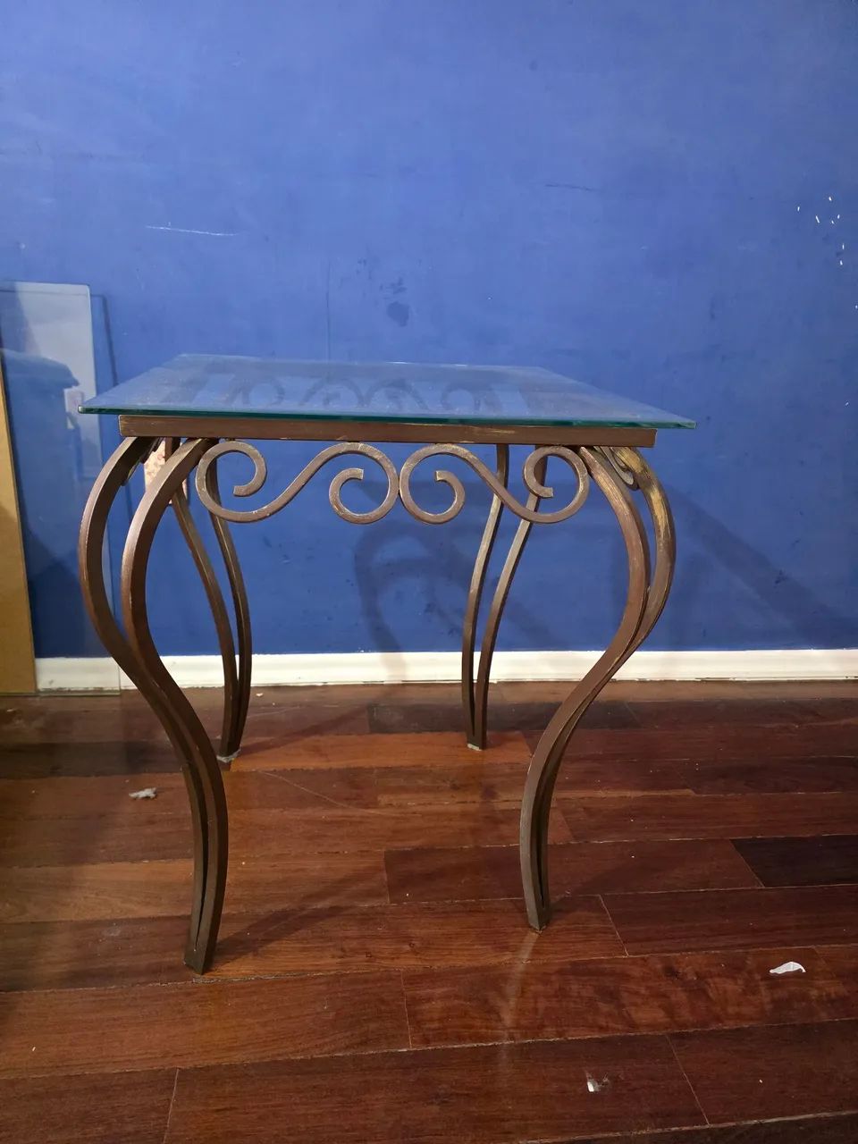 Aparador + mesinha em ferro e vidro - Foto 2