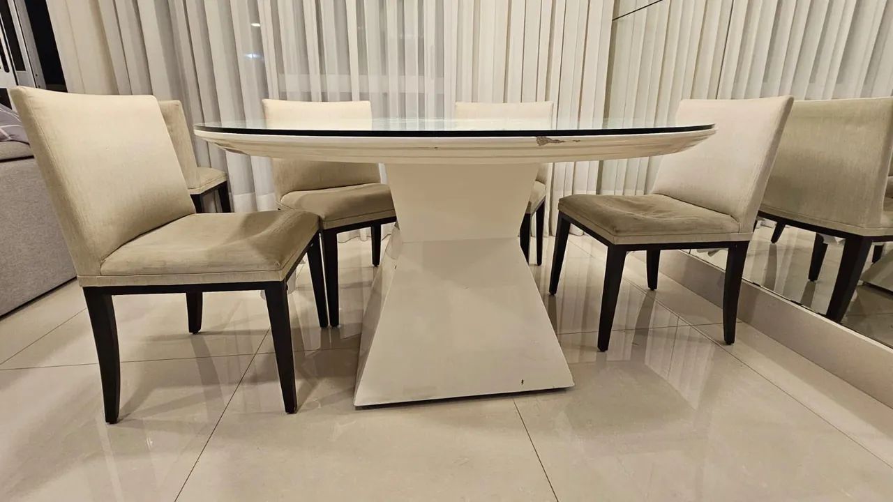 Mesa de madeira laqueada - Foto 3