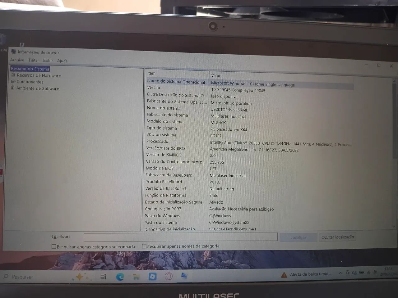 Notebook Multilaser completo como novo  - Foto 5