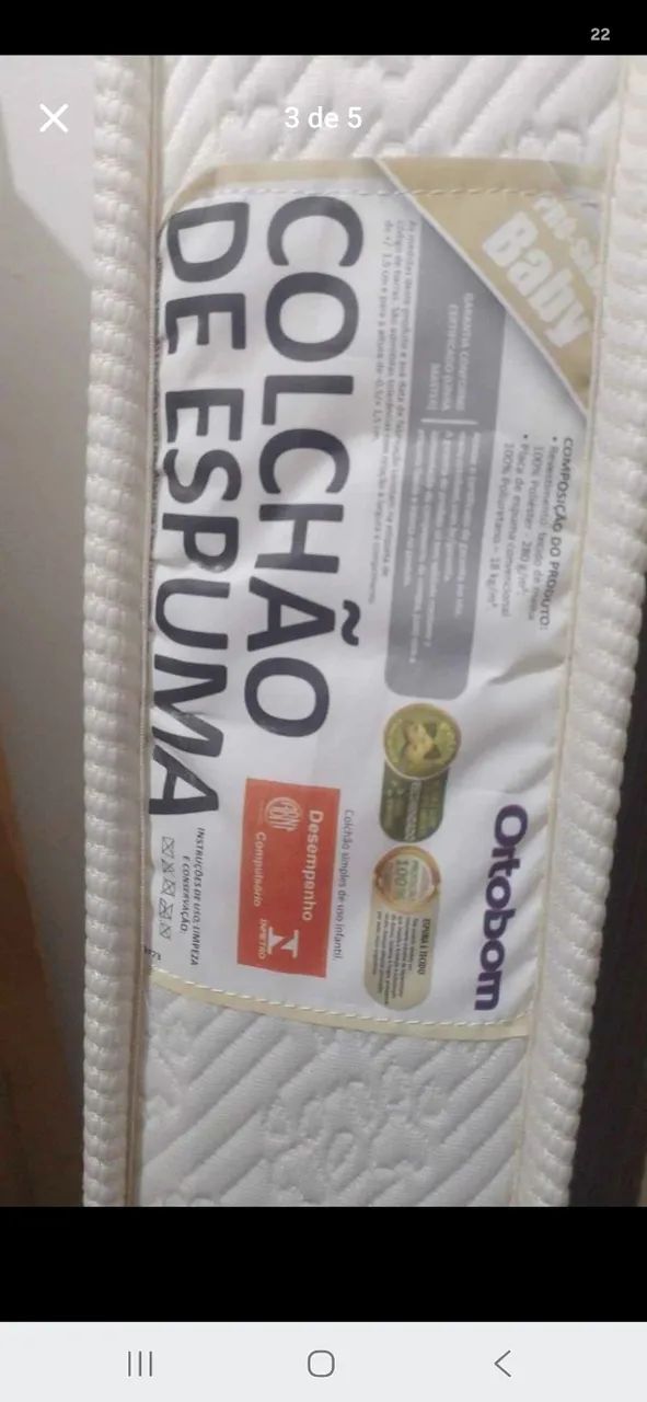 Berço com colchão  - Foto 3