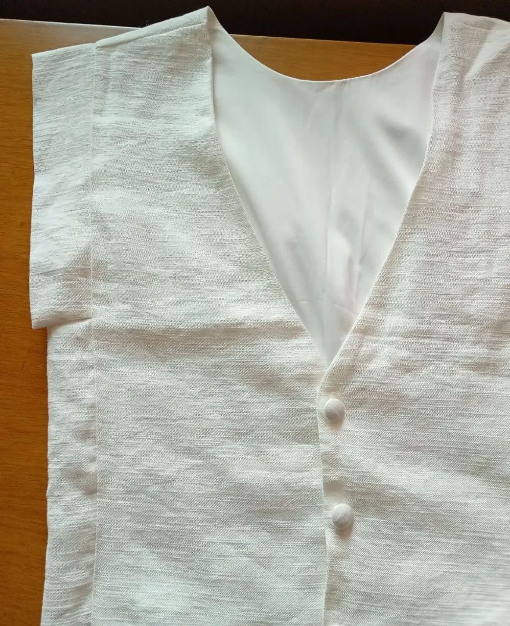 Blusa de linho nunca usado tamanho P e M - Foto 2