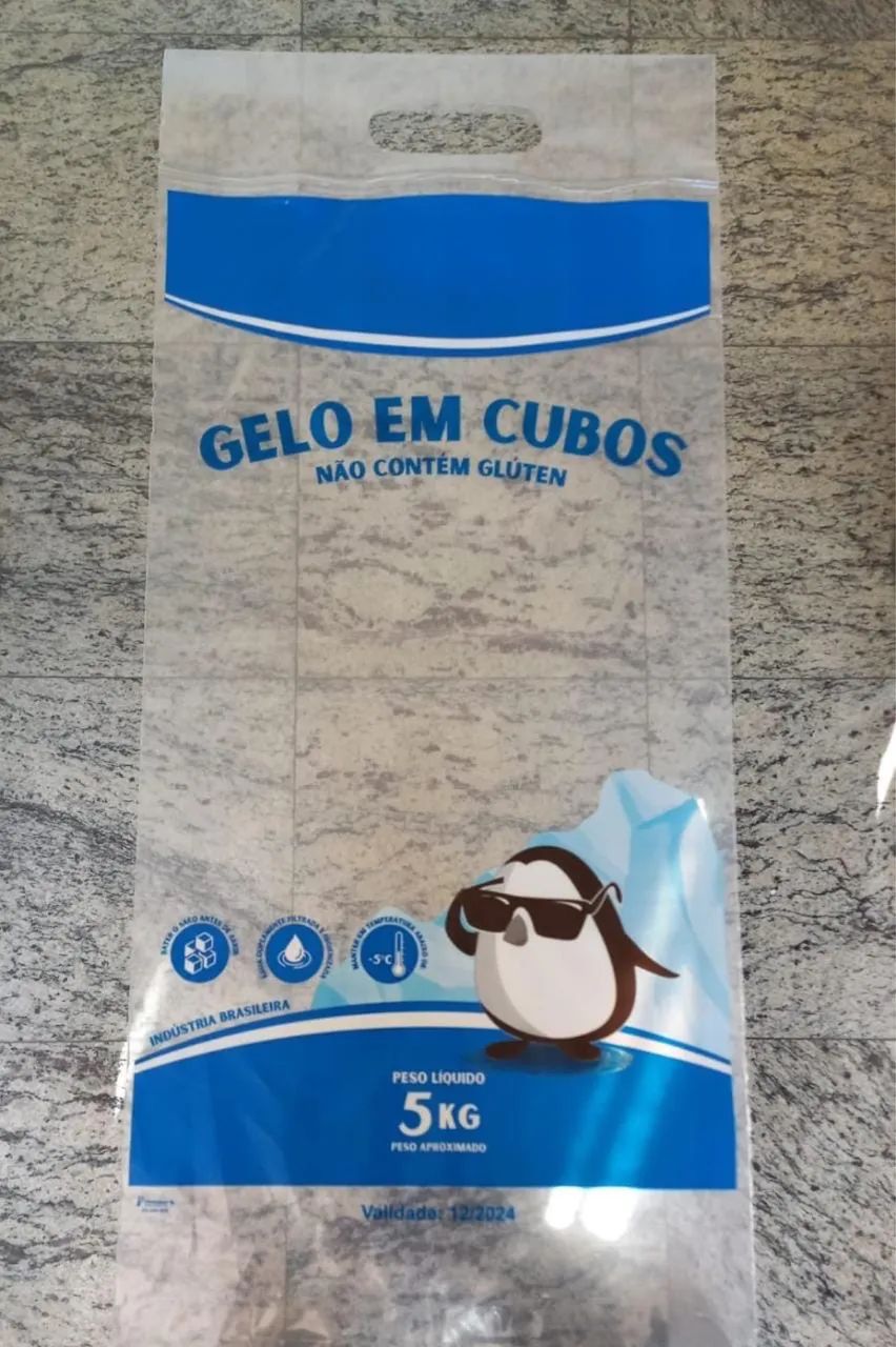 Embalagem Para Gelo 5kg