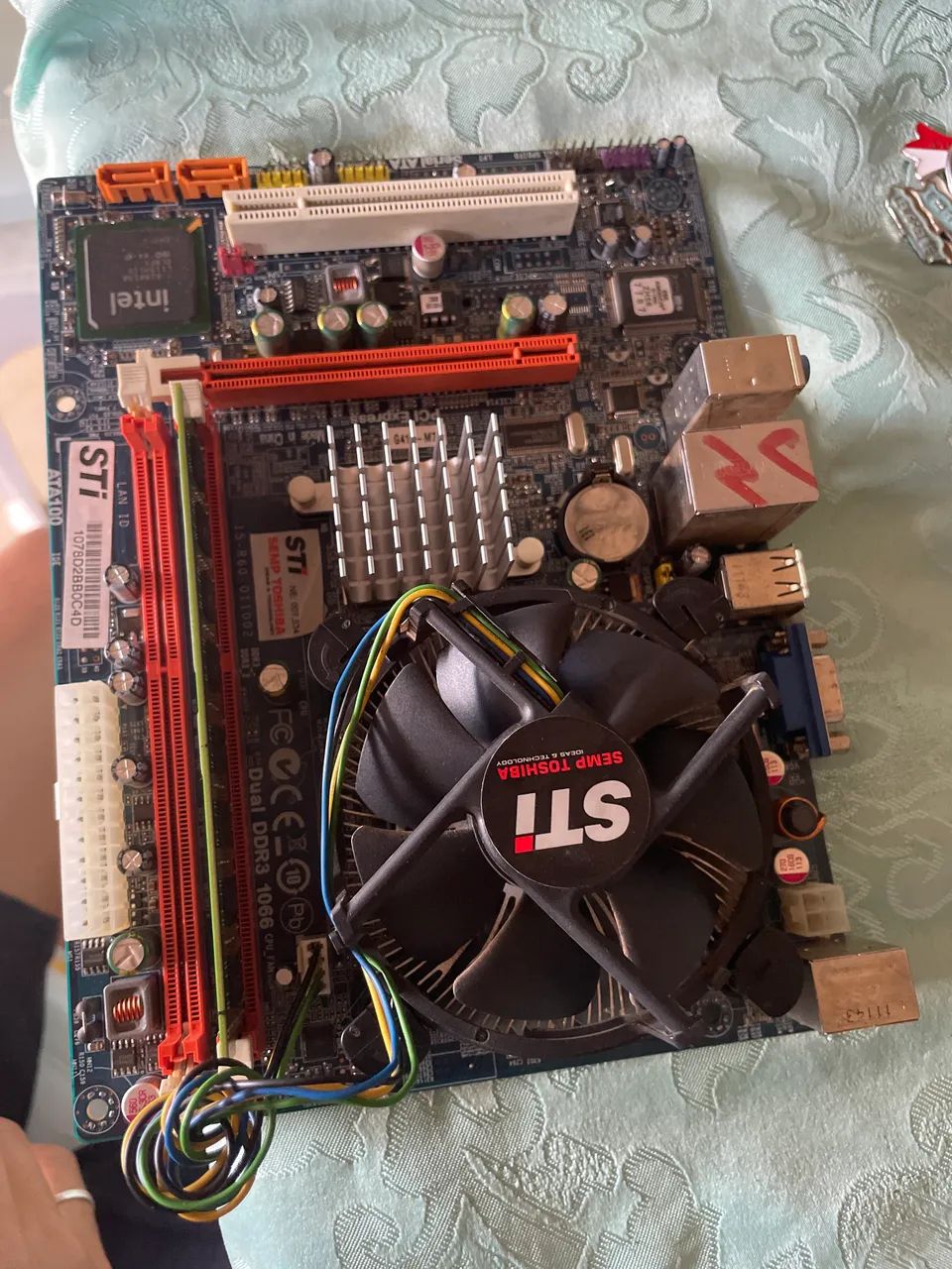 KIT ESTUDOS, PLACA MÃE, PROCESSADOR E DDR3 4GB
