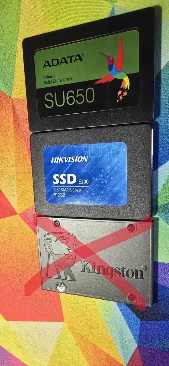 SSD Sata 480GB Saudável