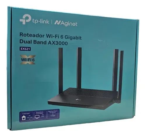 Roteador TP-link Wi-Fi 6 EX521 - Foto 2