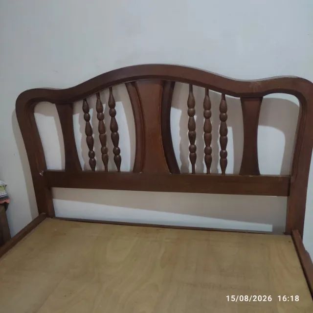 Cama de casal de madeira  - Foto 5