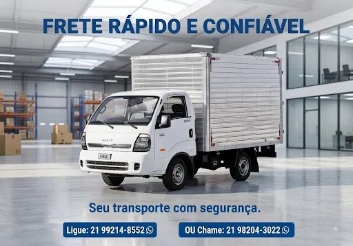 Frete rápido e confiável chamar no WhatsApp!! 