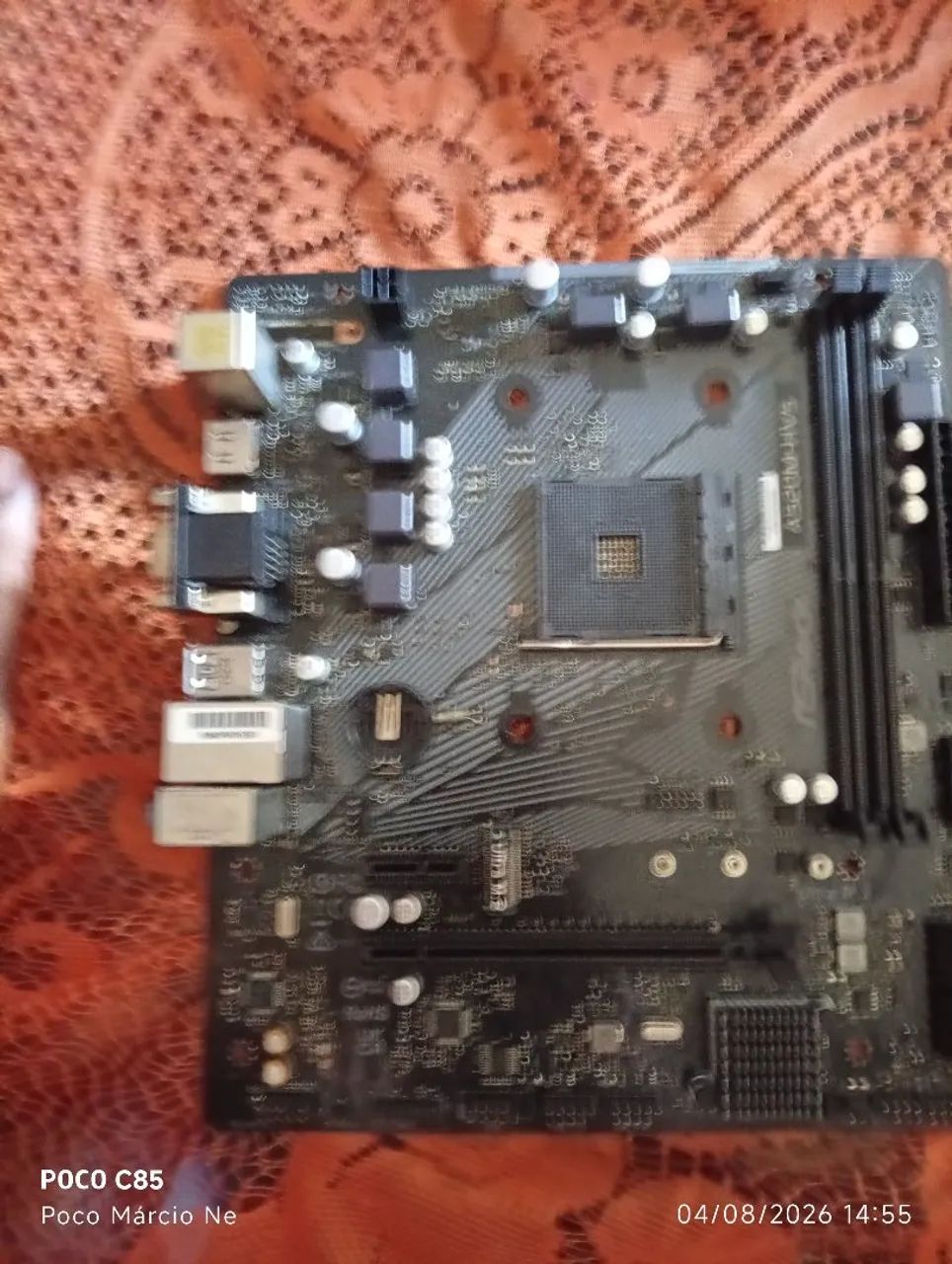 Placa mãe A520 Asrock só funciona quando esquenta