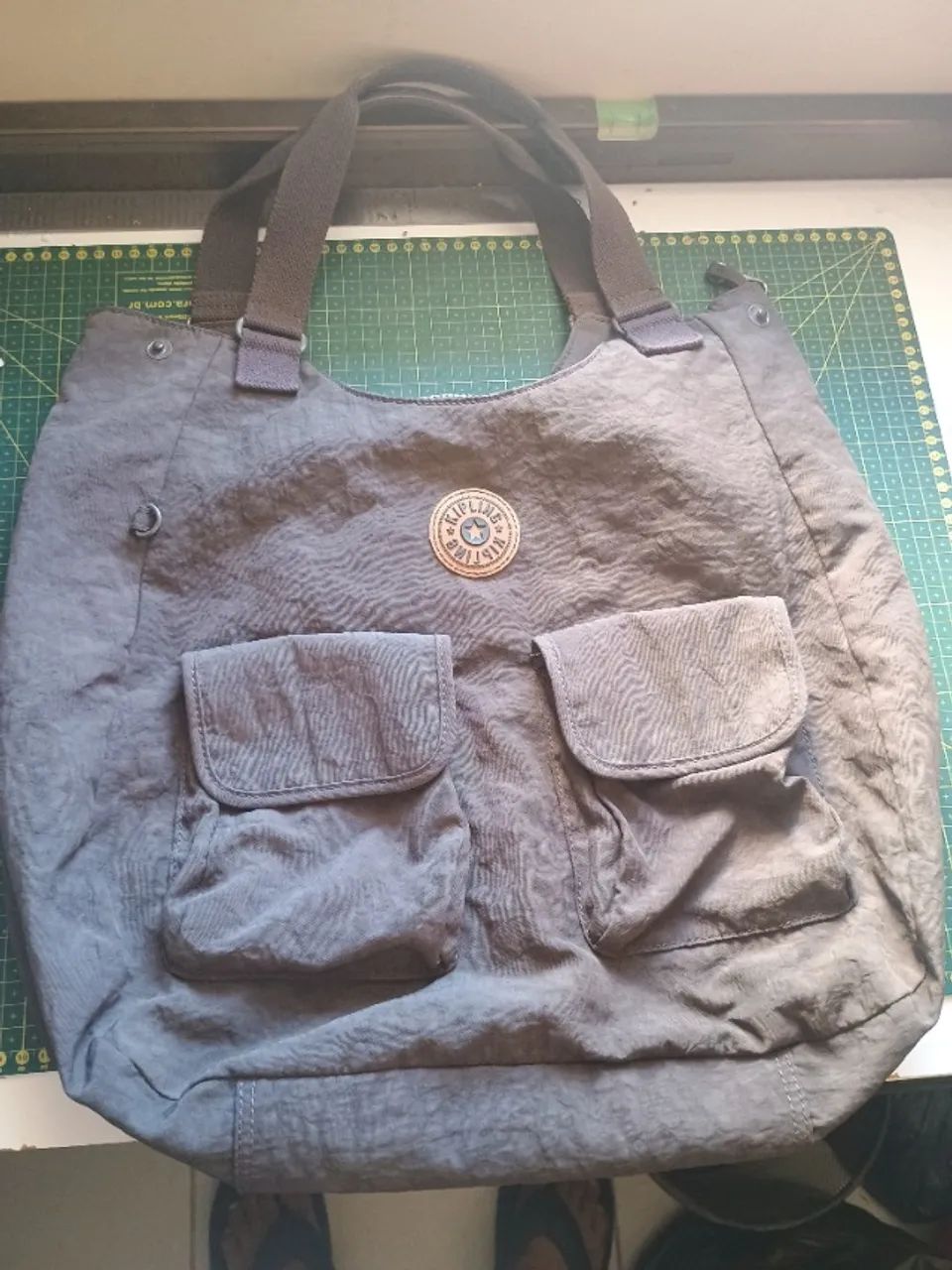 bolsa original da kipling marron grande