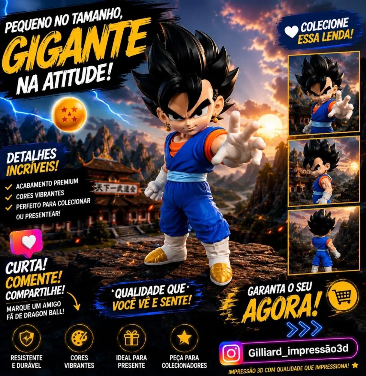 Bonecos do dragon ball z - Foto 3