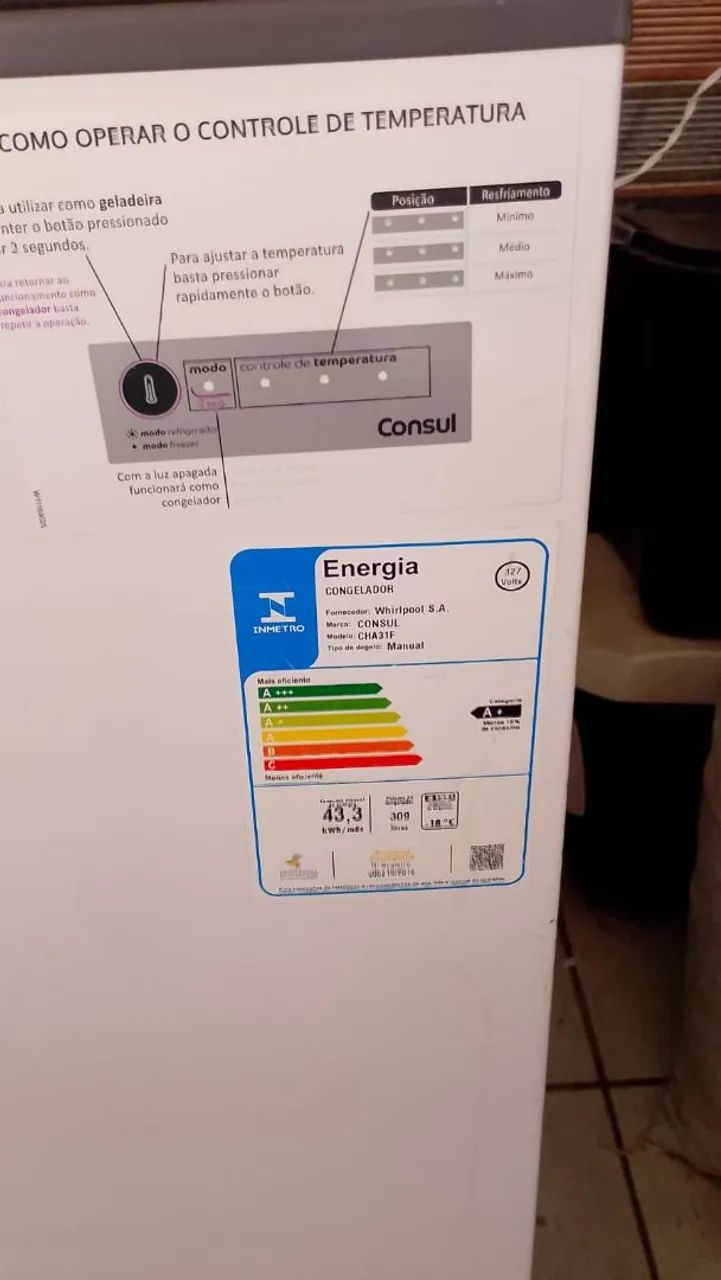 Freezer 309 litros  - Foto 3