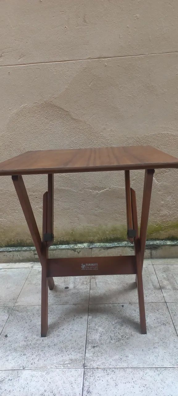 Mesa Dobrável Madeira Tarimatã - Foto 3