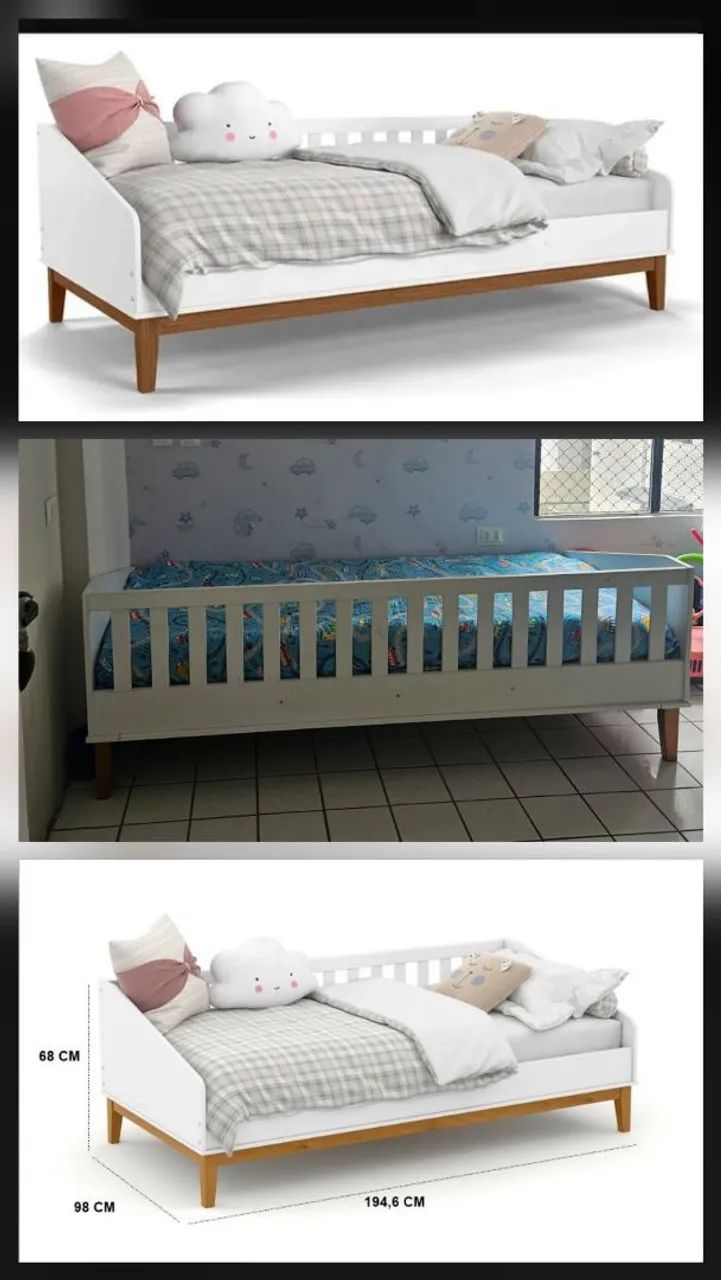 Cama Nature (quarto de bebê / infantil)