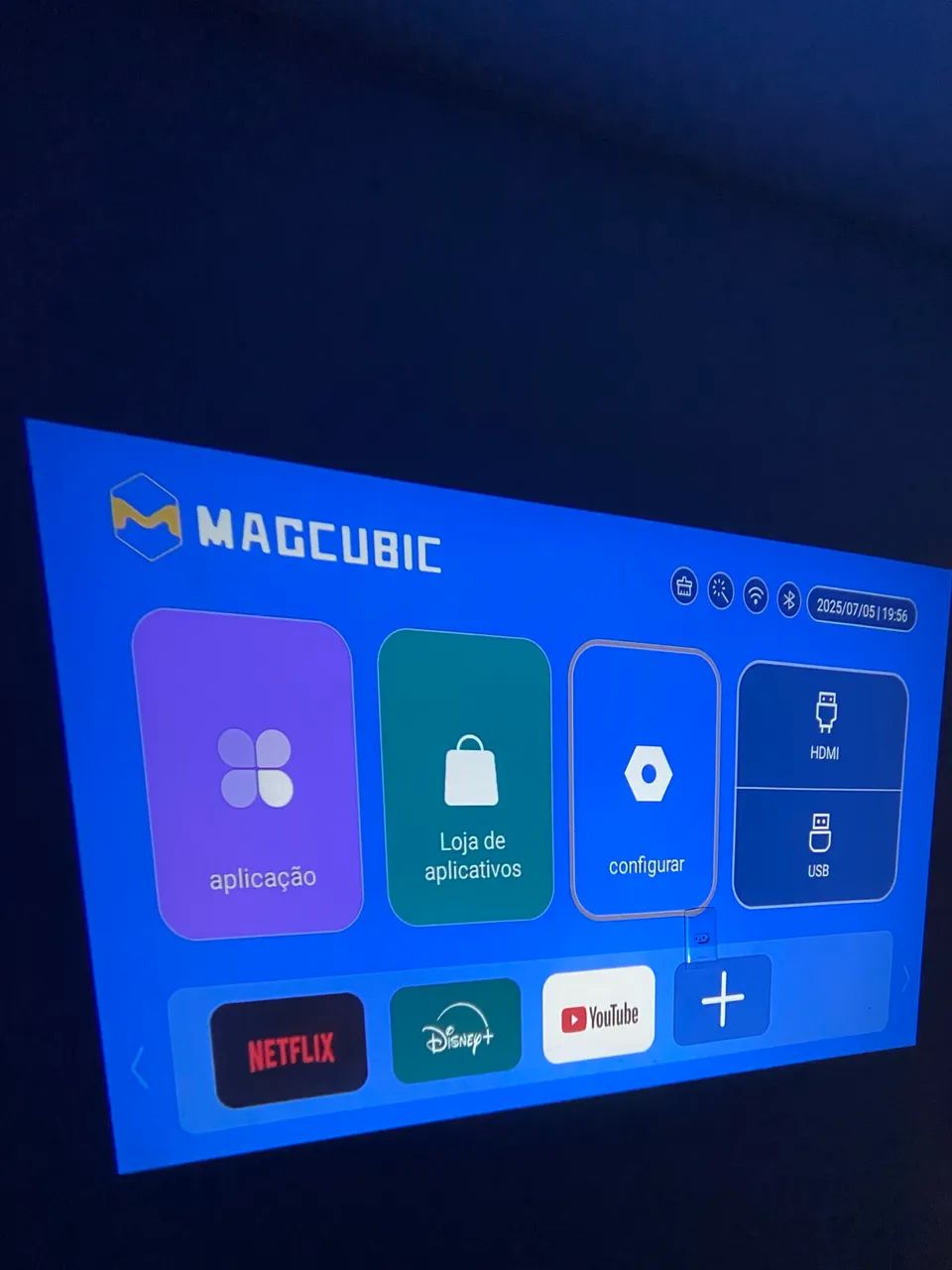 Projetor Magcubic Hy320 mini Android - Foto 4