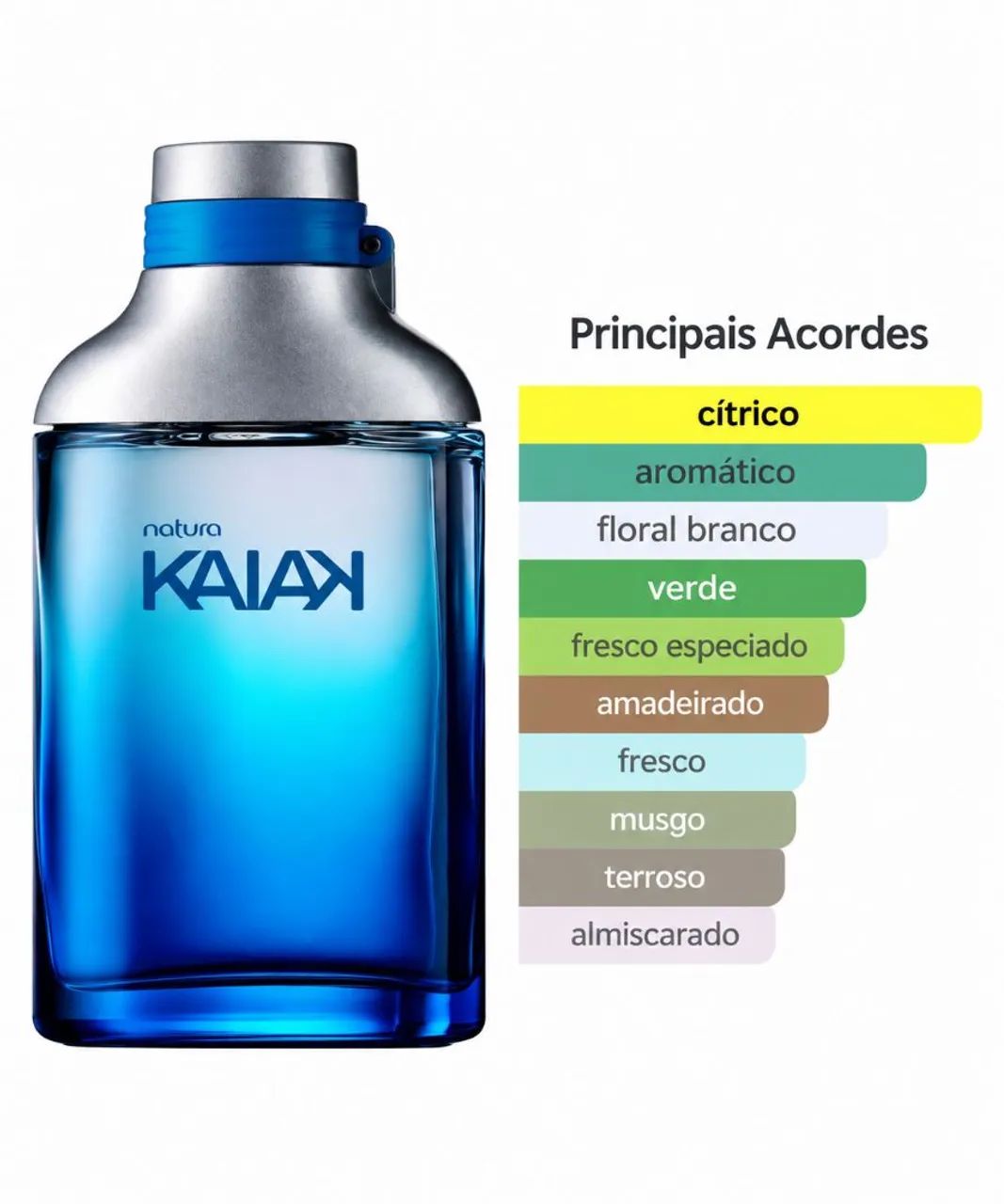 Perfume Kaiak Tradicional Masculino 100ml - Original Natura - Foto 2