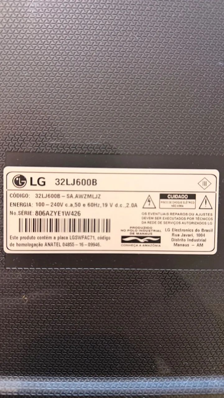 TV 32" SMART LG SEMI NOVA - Foto 2