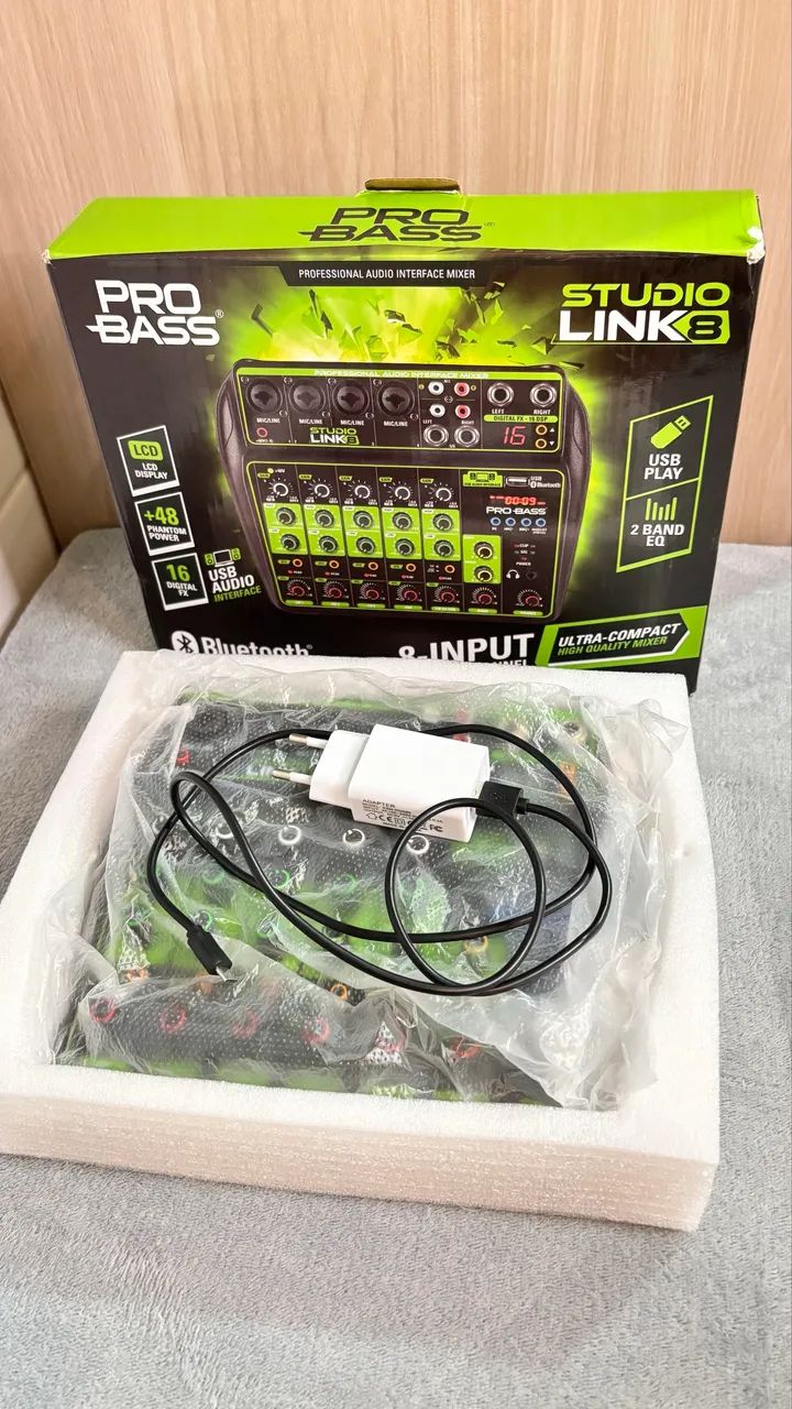 probass studio link 8 - mixer de som - Foto 3