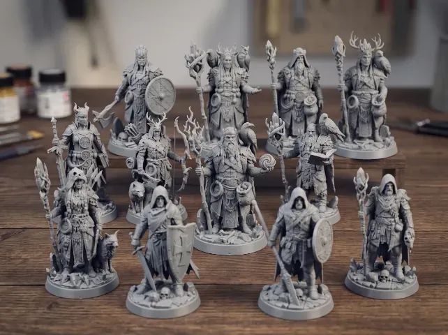 12 personagens RPG de Mesa / Miniaturas de D&D - Foto 2