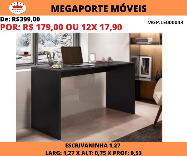 Escrivaninha Simples 1,27m