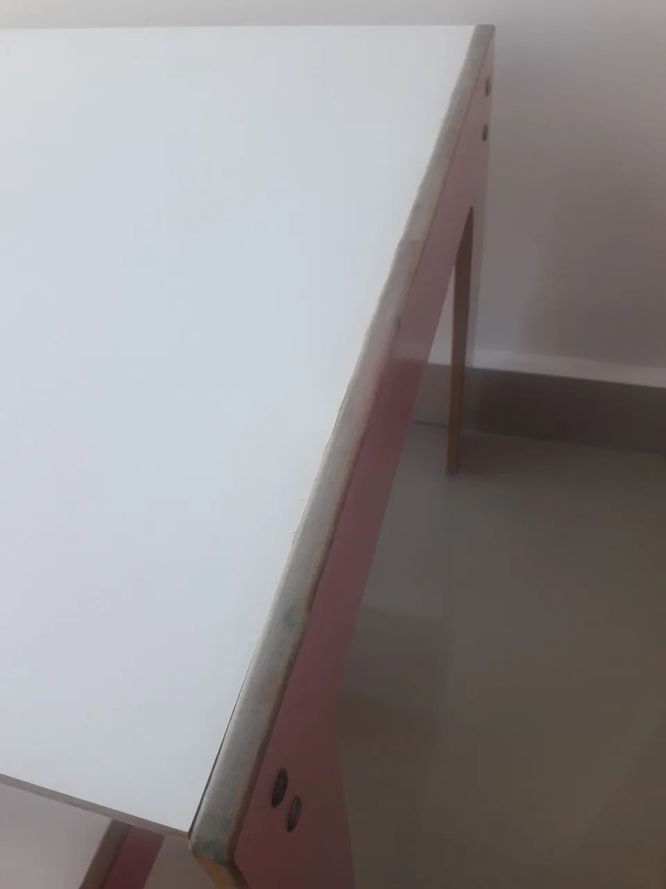 Mesa e cadeira de Madeira infantil Rosa - Foto 5