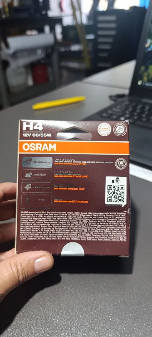 Lâmpada H4 Osram Night breaker 220 - Foto 2