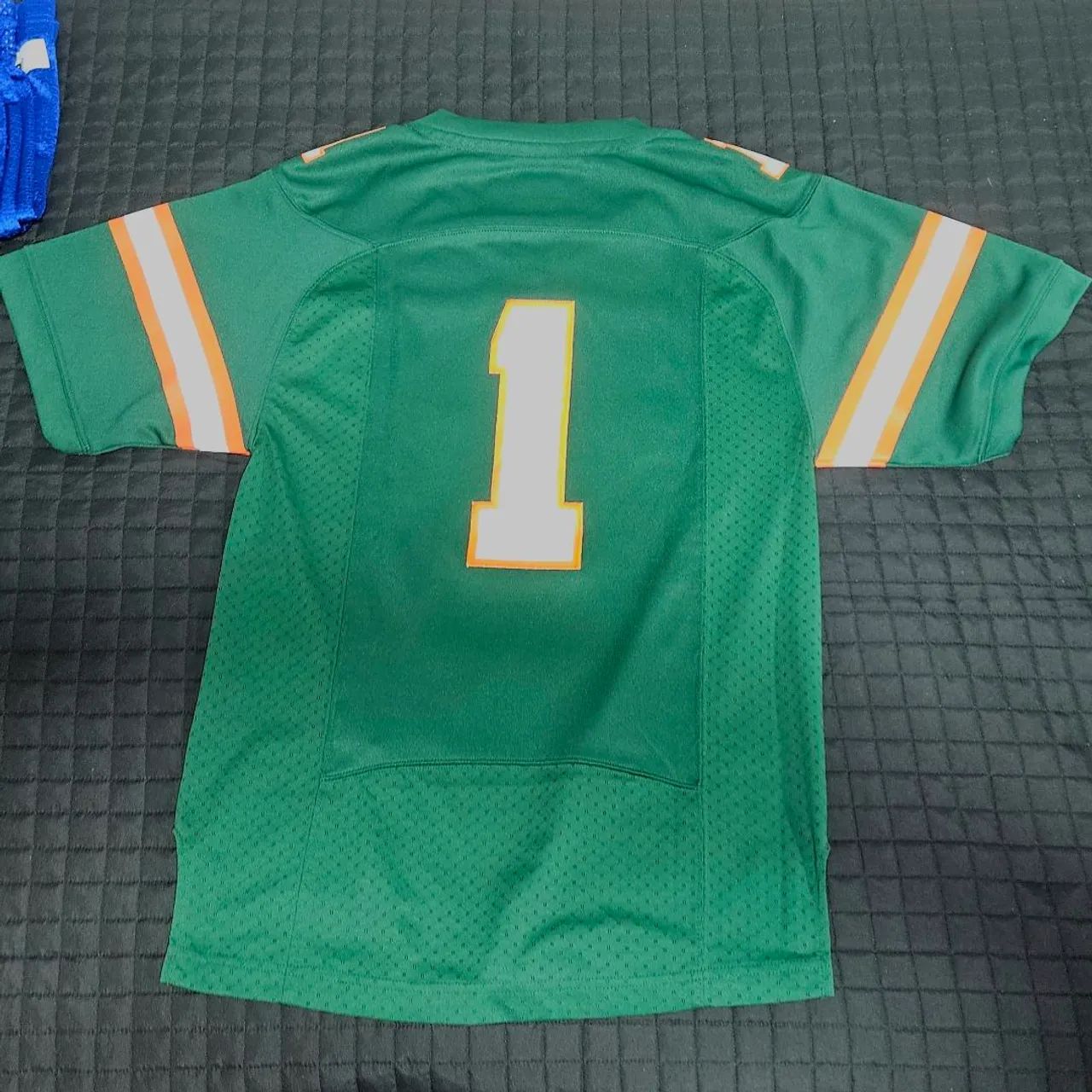 Camisa de Futebol Americano Adidas NCAA Miami Hurricanes #1 . - Foto 4