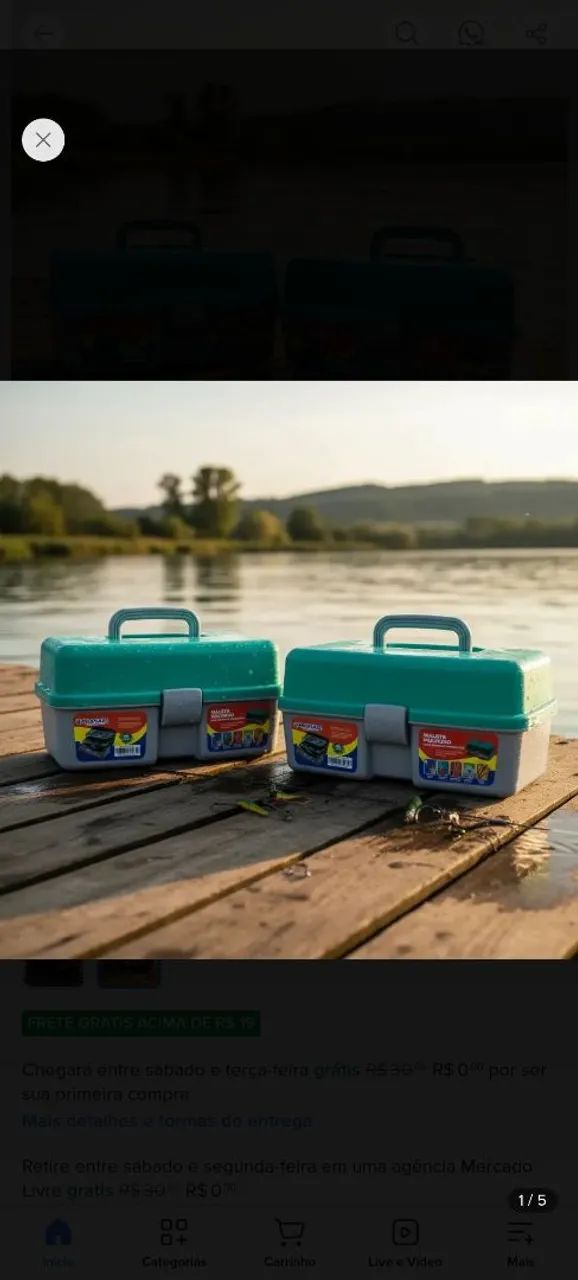 Vendo material completo para loja de Pesca  - Foto 4