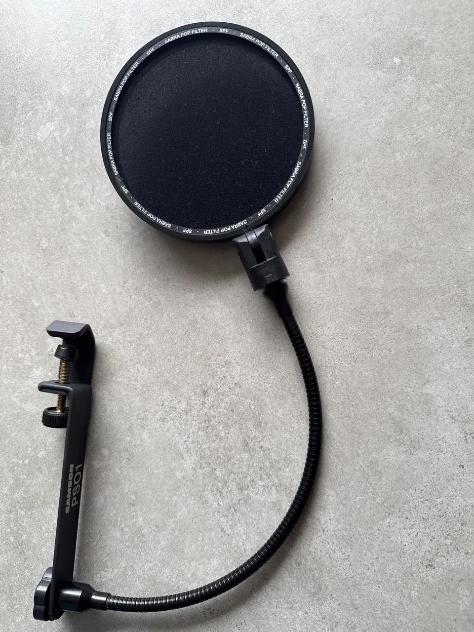 Filtro Pop para Microfone Samson PS01 - Profissional para Estúdio / Podcast - Novo - Foto 4