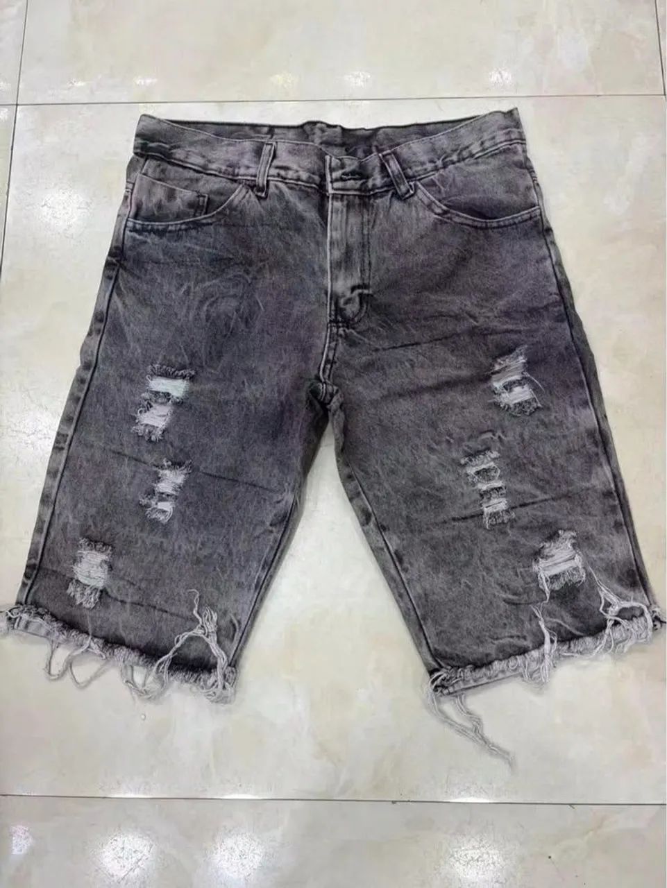 Bermuda jeans estilo jogador - Foto 2