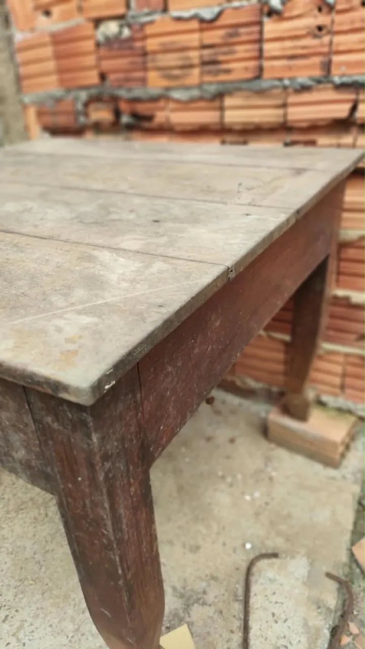 Mesa de Madeira Antiga  - Foto 3
