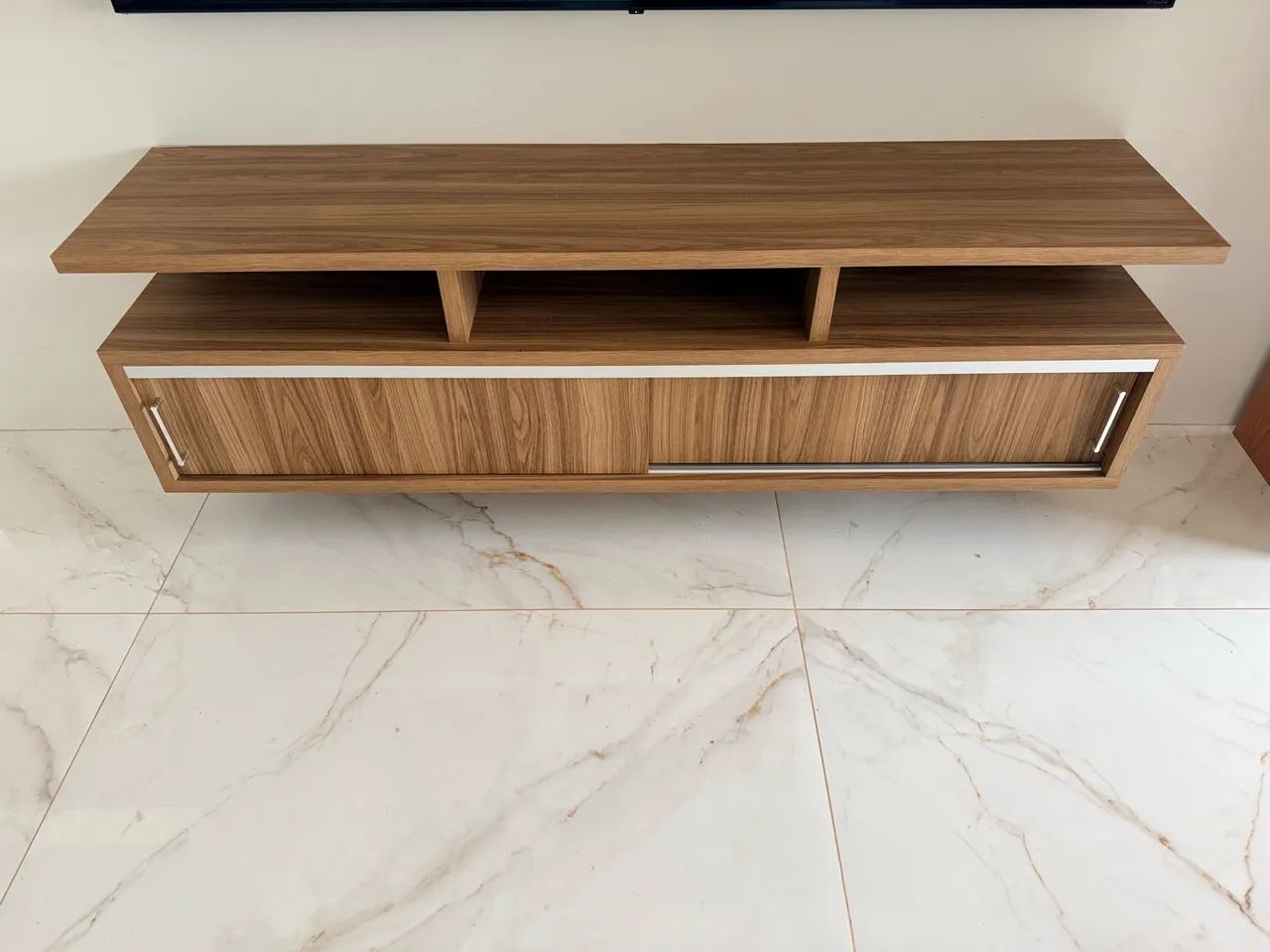 Rack com Prateleira Flutuante - 100% MDF - Foto 2