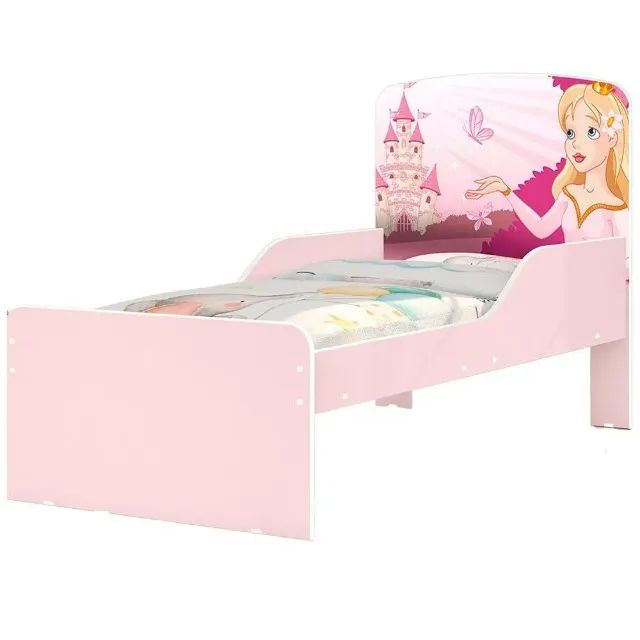 Cama Infantil 100% MDF Nicole Princesa Pronta Entrega - Foto 2