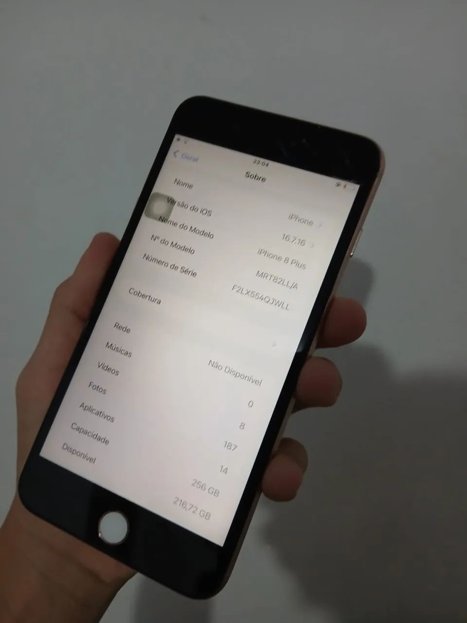 iPhone 8 Plus 256GB - Tela e Bateria Novas!  - Foto 3