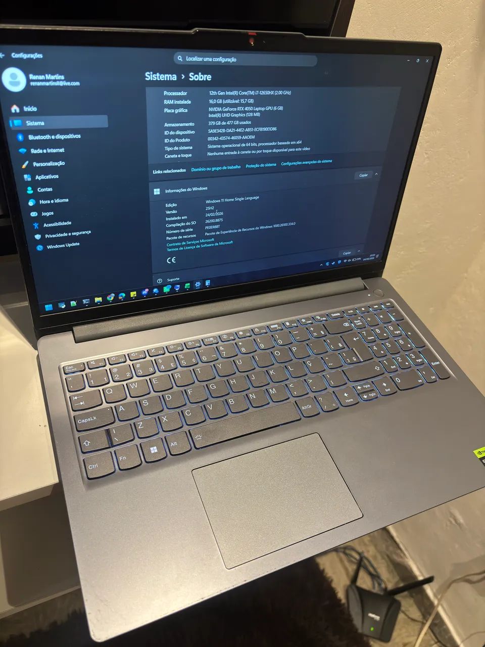 Notebook Gamer LOQ RTX 4050 - Foto 3