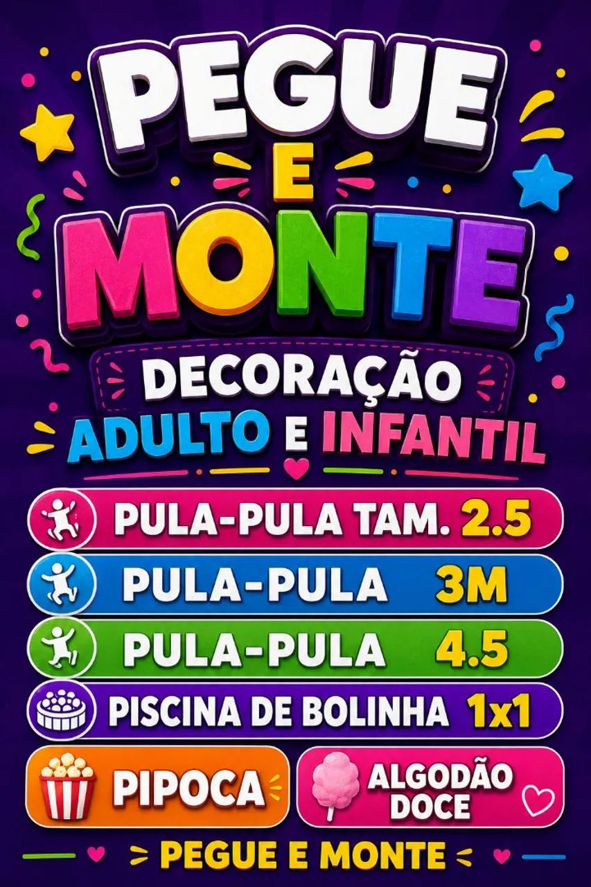 Aluguel  de brinquedos 