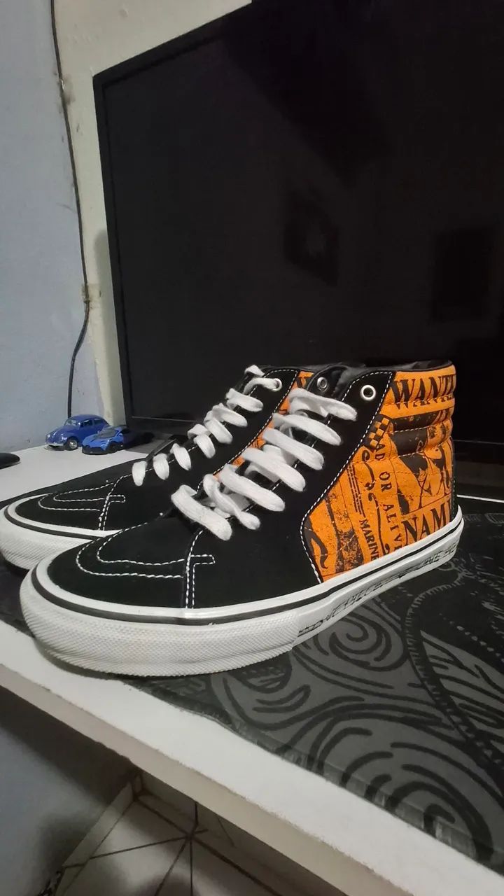 レアLIFE'S A BEACH ロンT XL skullskates VANS Tênis Vans Skate Sk8-Hi x One Piece (Coleção Especial 