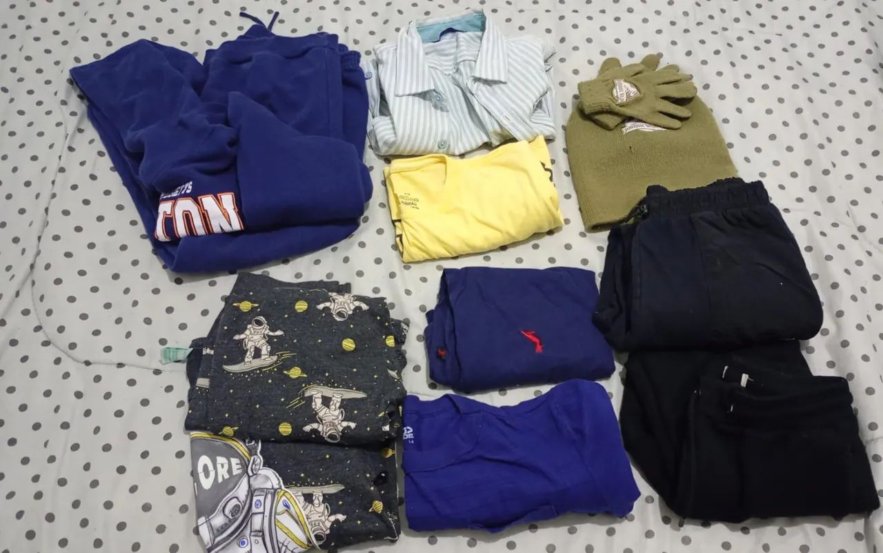 Lote de roupas menino infantil 