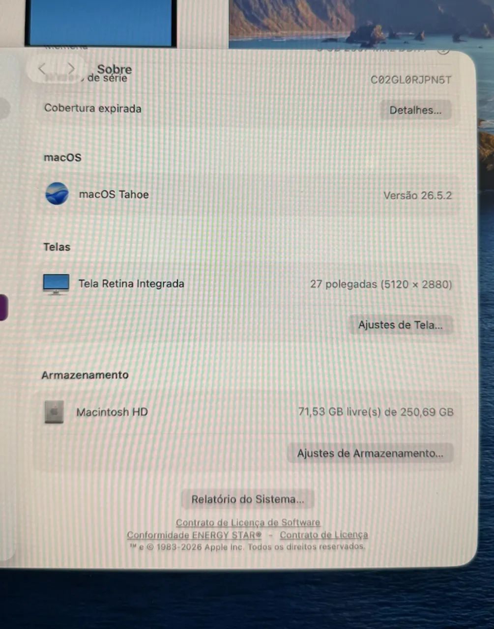 Apple iMac 27 Com Tela Retina 5k, Intel Core I5, 8gb - PERFEITO ESTADO - Foto 4