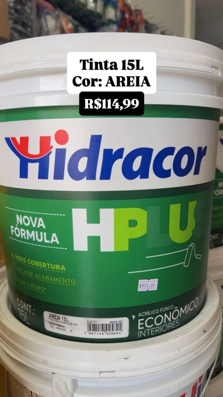 Tinta Hidracor 15L | HPLUS ACRÍLICA  - Foto 2