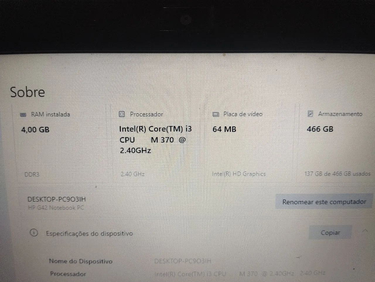 Vende-se notebook hp top - Foto 3