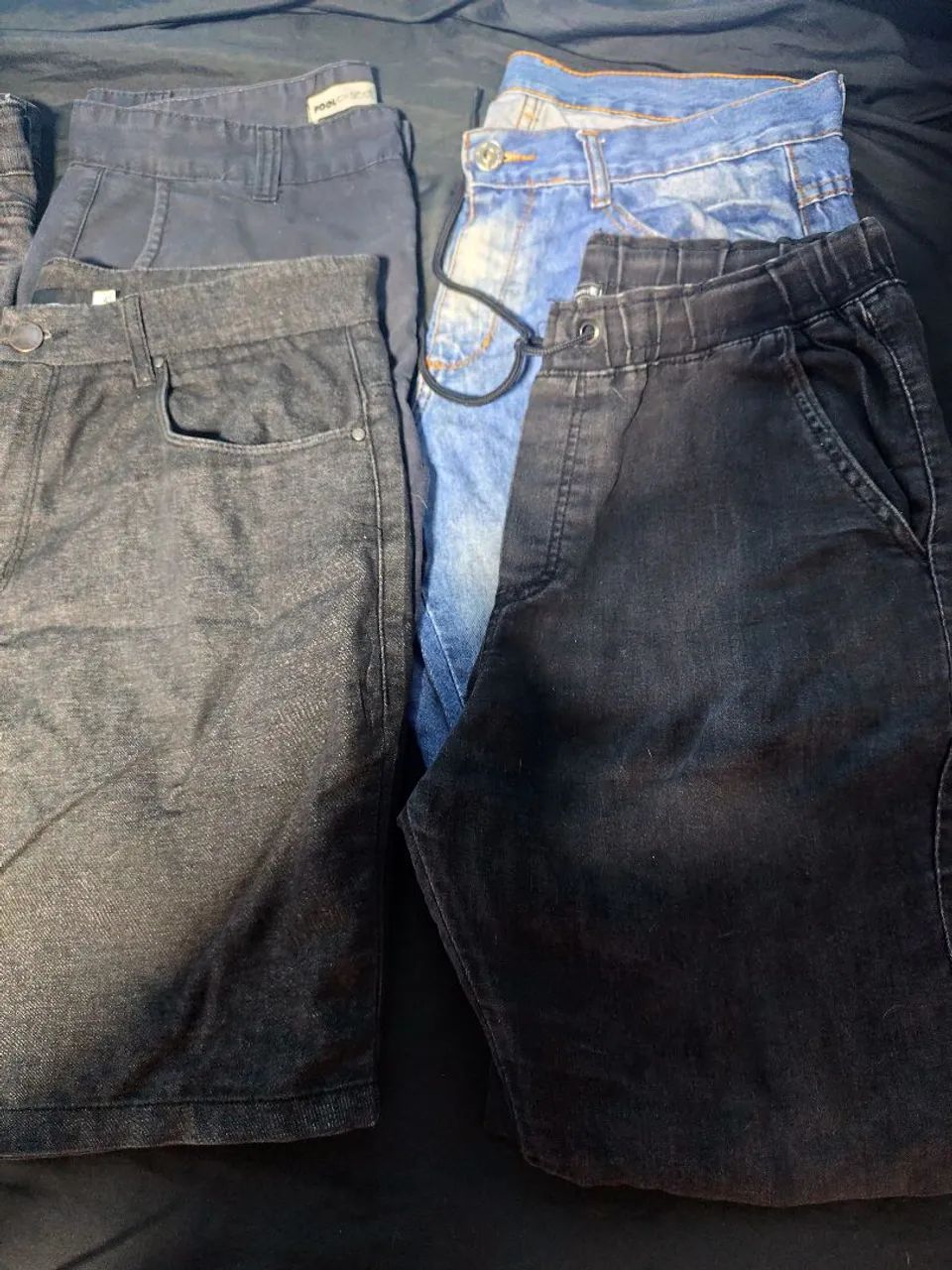 BERMUDA E CALÇA JEANS MASCULINO BRECHÓ  - Foto 2