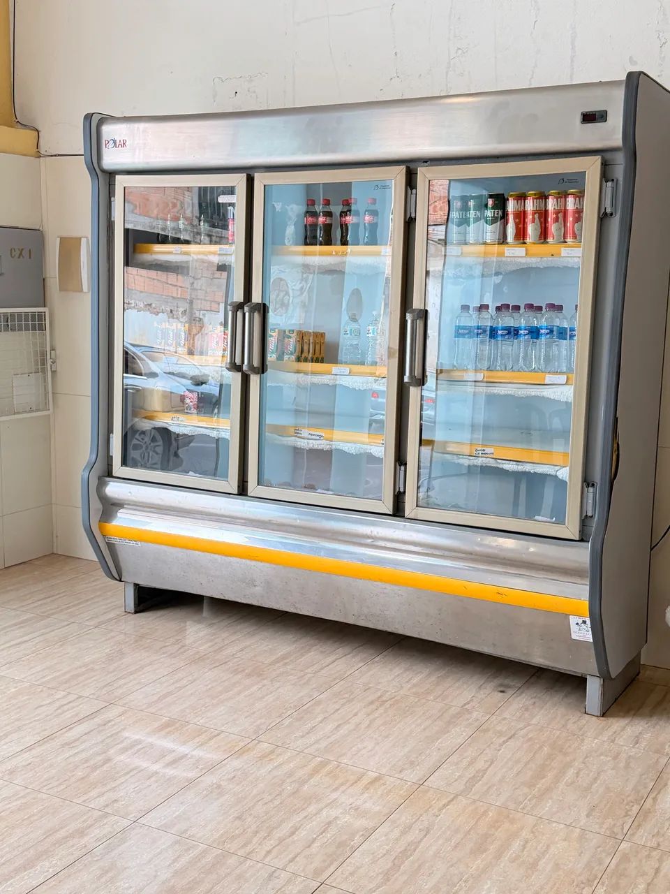 Excelente expositora refrigerada, refrigerador para comércio