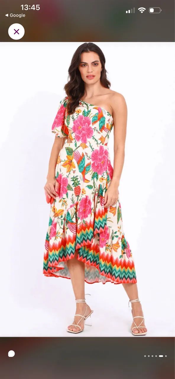 Vestido farm paraíso dos abacaxis  - Foto 2