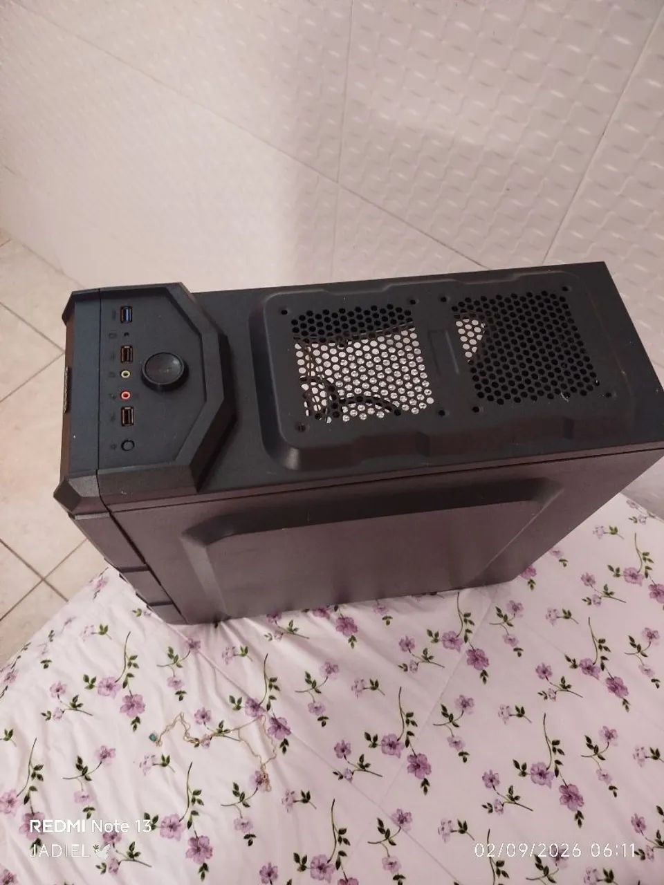 CPU, processador i3,fonte 600w, memória ddr3 4gb e placa mãe com defeito  - Foto 4