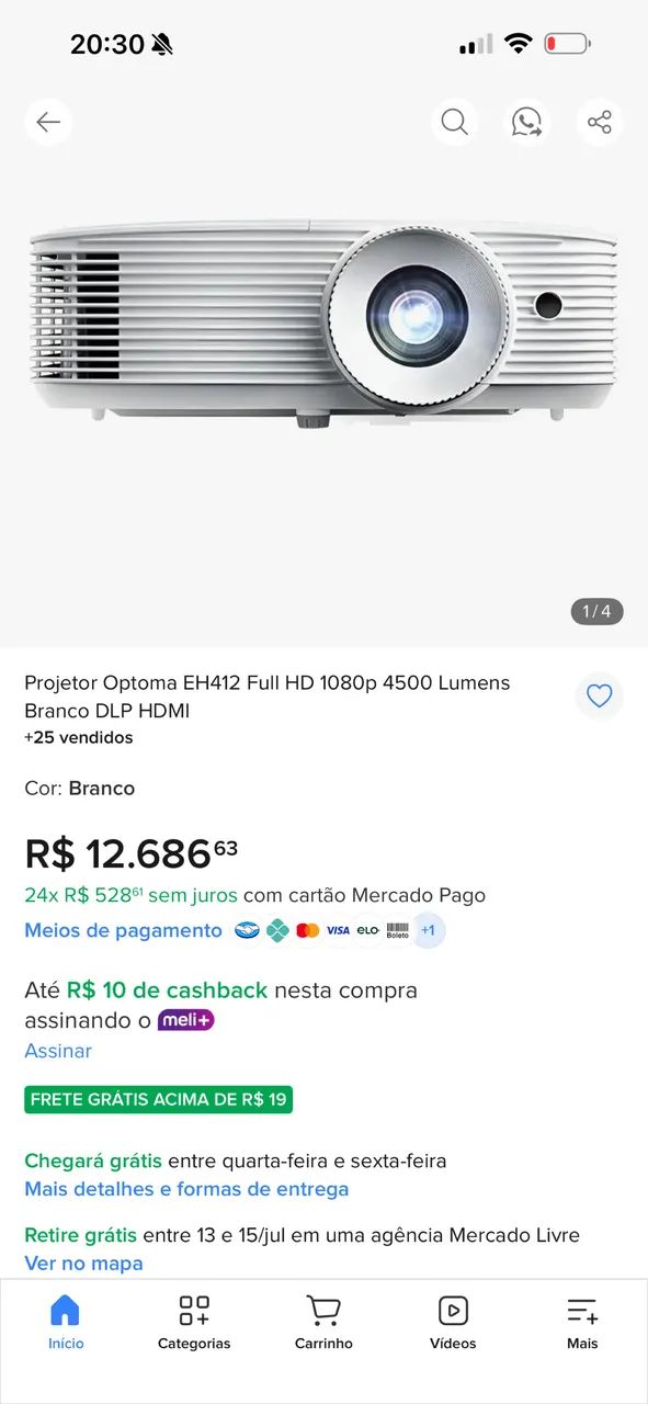 Projetor optoma  - Foto 6
