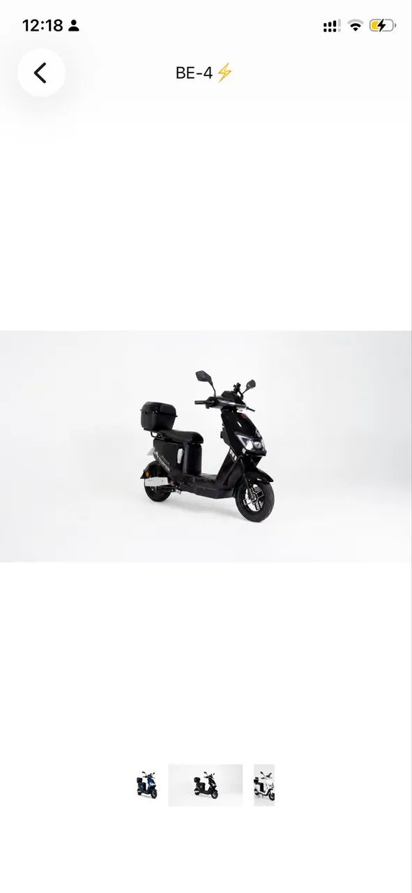 Motocicleta elétrica autopropelido