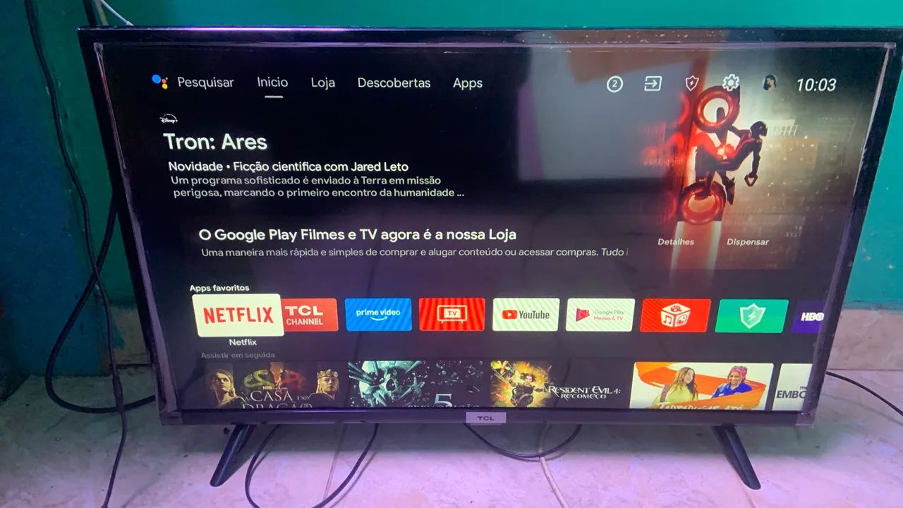TV ANDROID TCL 32 POLEGADAS FUNCIONANDO 100% - Foto 5