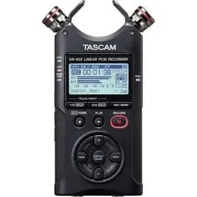 Tascam DR-40X Preto Gravador de Voz Digital 